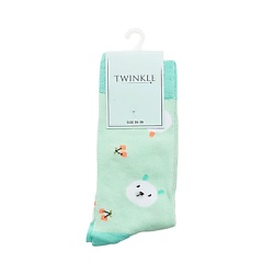 Носки женские, модель: TEDDY, цвет: бирюзовый