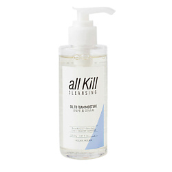 Очищающее гидрофильное масло-пенка All Kill Cleansing Oil To Foam Moisture увлажняющее