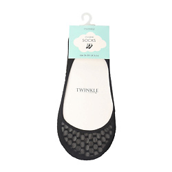 Кружевные следки TWINKLE, цвет: черный, форма 5