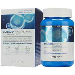 Крем для лица Ампульный с коллагеном Collagen Water Full Moist Cream Ampoule