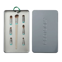 Набор кистей для макияжа глаз (7 сменных насадок и 1 ручка) EcoTools Interchangeables Total Renewal Eye Kit