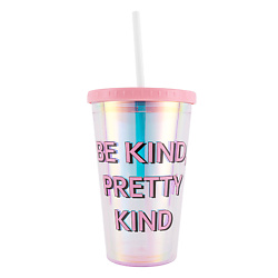 Тамблер голографический #prettykind Be Kind Pretty Kind
