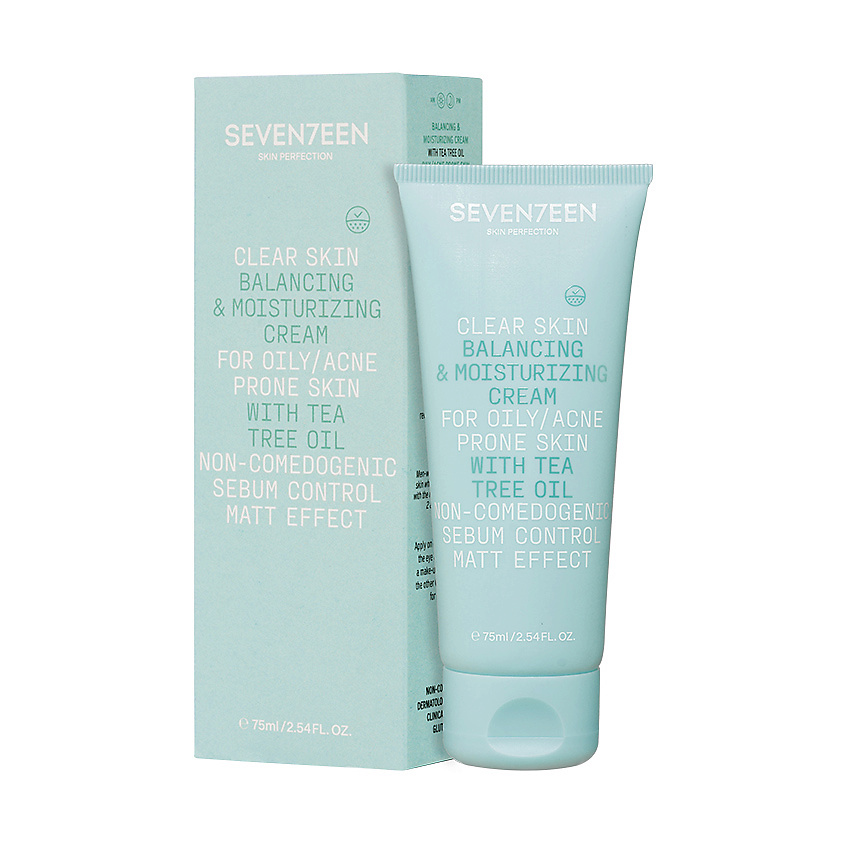 SEVEN7EEN Крем для лица увлажняющий с маслом чайного дерева Clear Skin ...