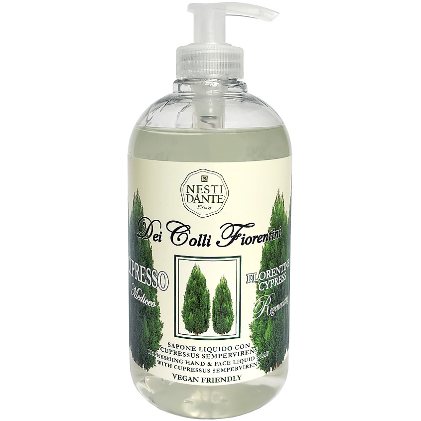 Nesti Dante Duschgel Colli Fiorentini - Zypressen-Duft, 300 Ml Für Weiche Haut