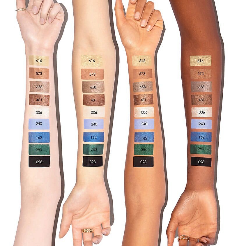 DIOR Тени для век с матовым финишем Diorshow Mono Couleur Matte, 884 Красный трафальгар, 2 г – фото 5