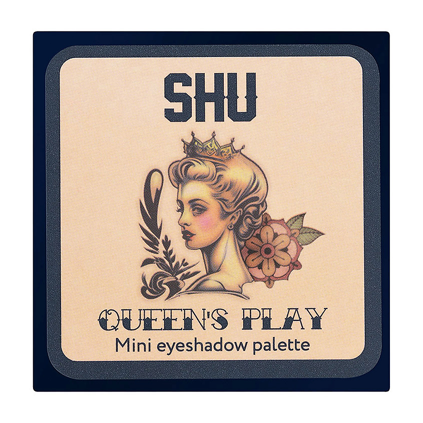 фото Shu мини палетка теней для век queen's play palette mini eyeshadow palette