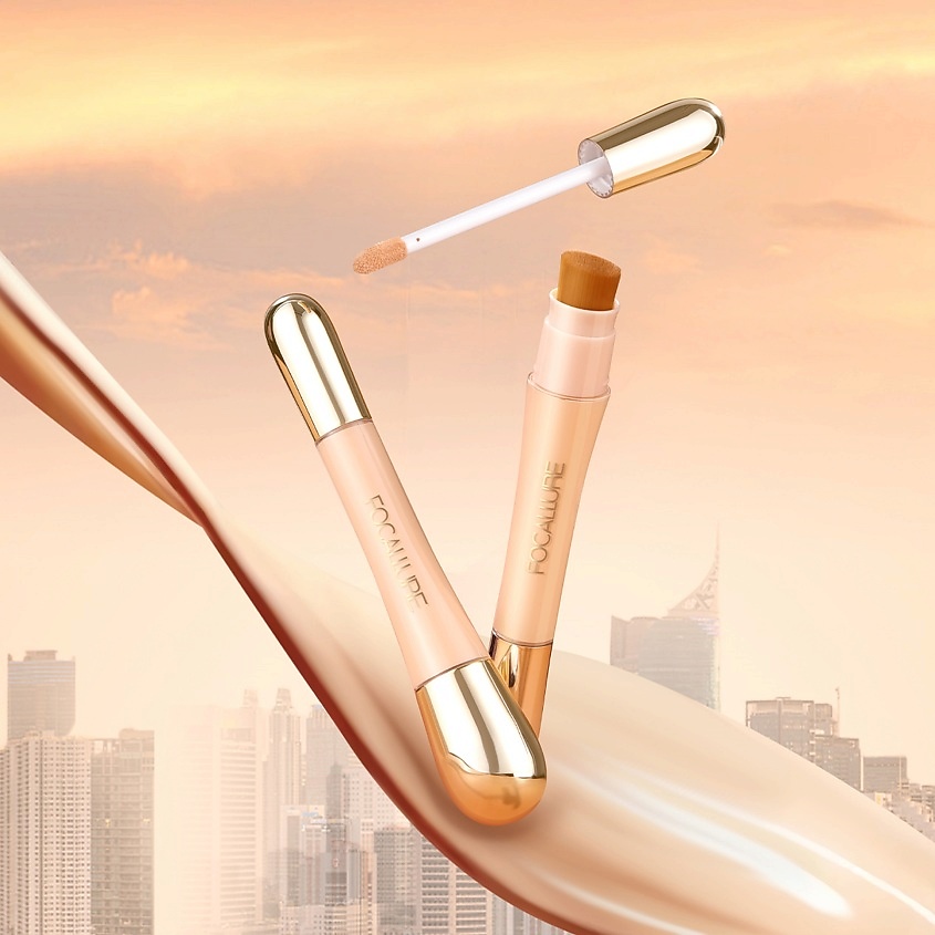 FOCALLURE Консилер с кистью Soft Matte Complete Concealer – фото 4