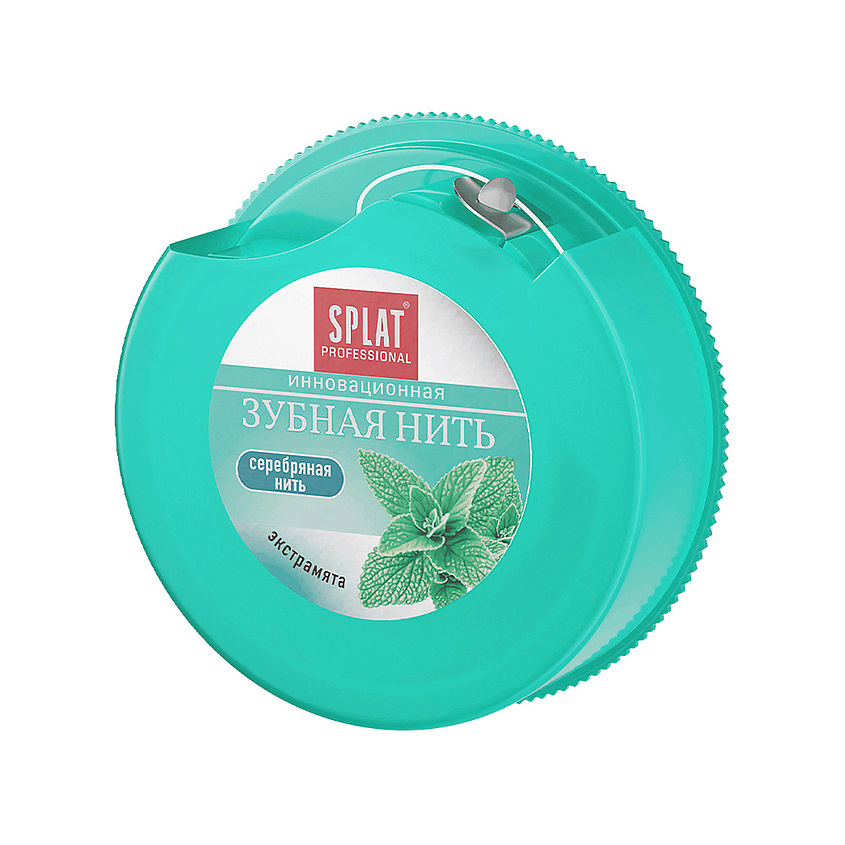 SPLAT Мятная зубная нить с волокнами серебра Professional DentalFloss – фото 2