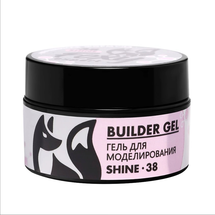 Изображение товара FOXY EXPERT Гель для наращивания с шиммером "Новая формула" №038, Светло-розовый