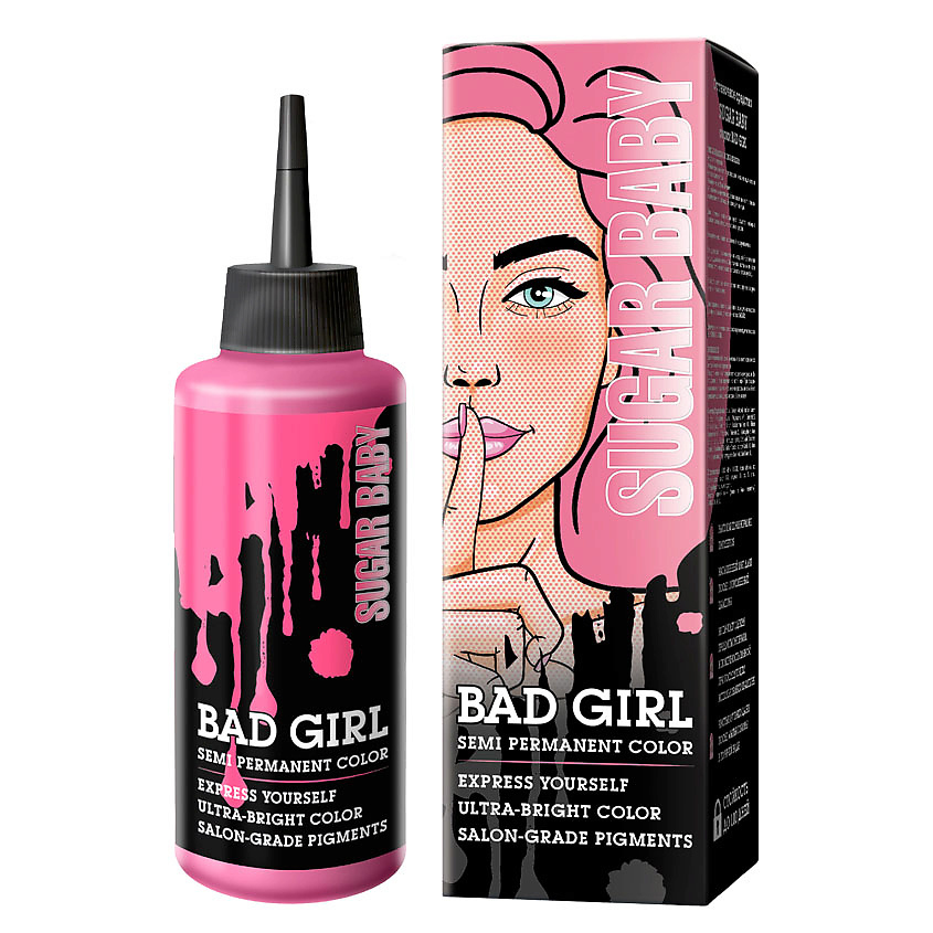 Изображение товара Оттеночное средство для волос Bad Girl Sugar Baby пастельно-розовый 150 мл
