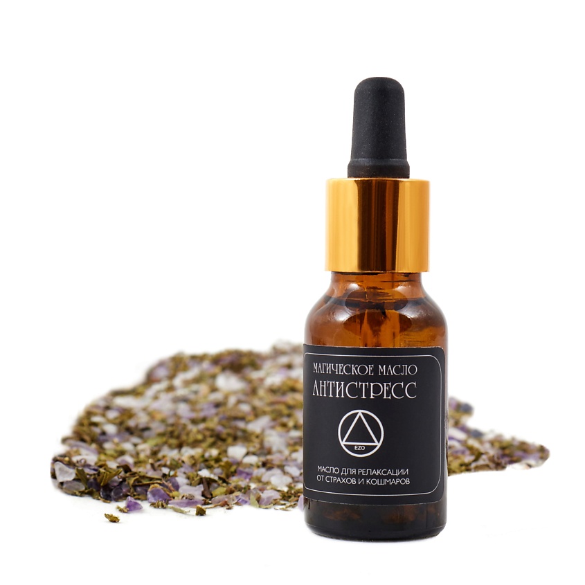 Изображение товара EZO Масло магическое Антистресс с аметистом и травами, 15 мл