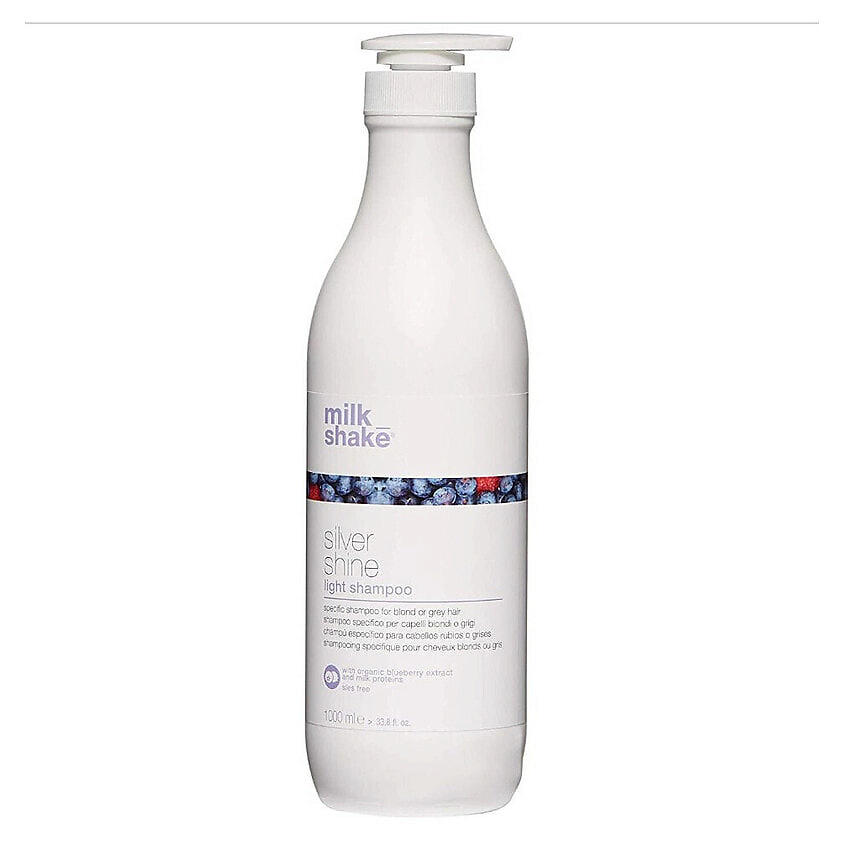 Изображение товара Пигментированный шампунь для седых и осветленных волос Silver Shine Light 1000 мл