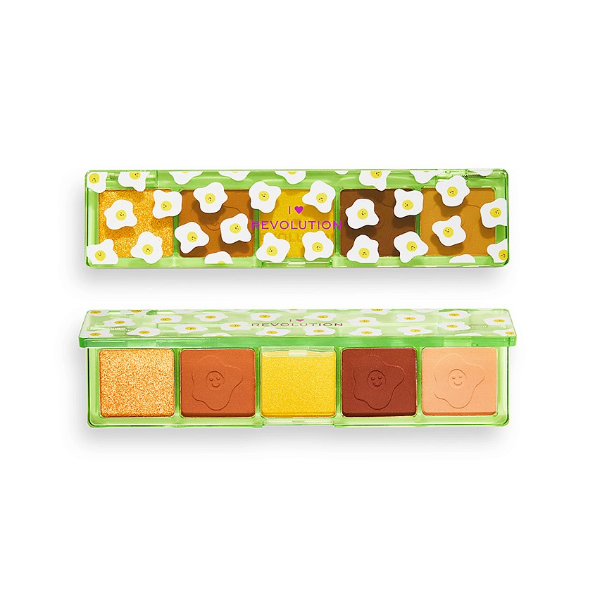 Изображение товара I HEART REVOLUTION Палетка теней для век MINI MATCH Fried Egg 5,5 г