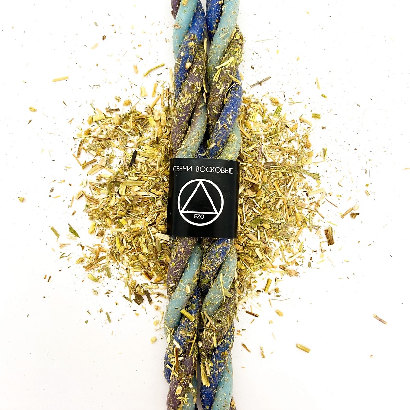 Изображение товара EZO Свечи восковые скрутка с травами "Астрал", 2 шт., 2 шт.