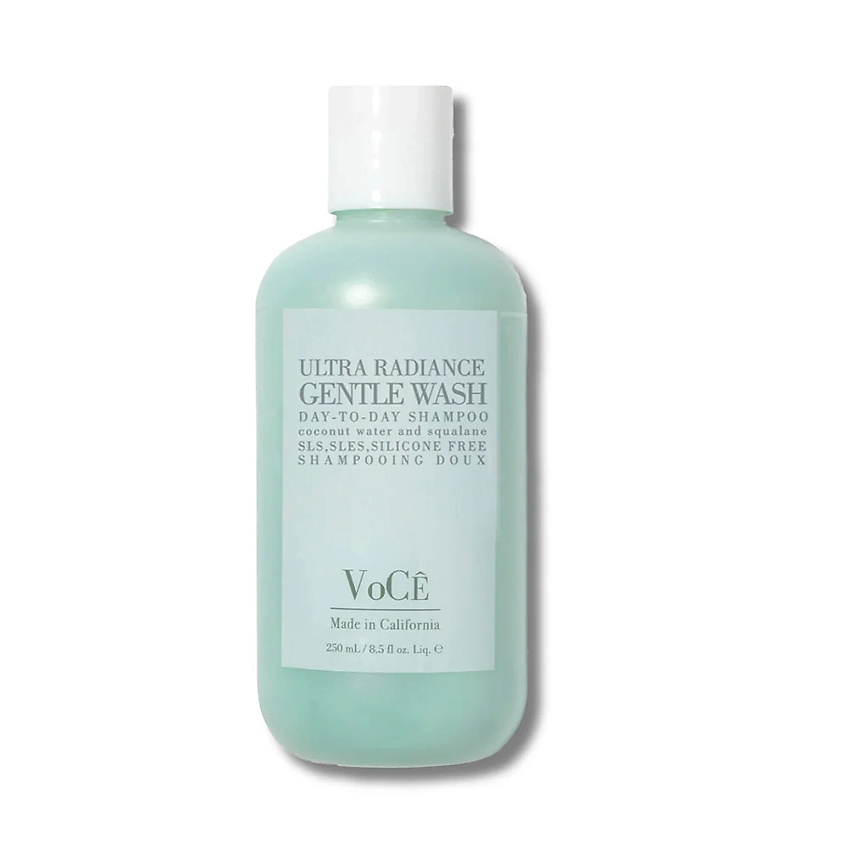 Изображение товара VOCE Шампунь для волос Ultra Radiance Gentle Wash 250 мл натуральный уход безопасный для окрашенных