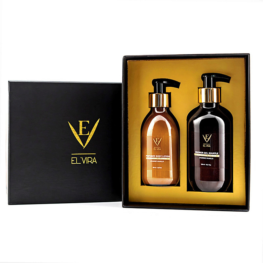 Изображение товара EL'VIRA Набор косметики для тела подарочный «A sensual flower» Jasmine vanilla, 1 шт.