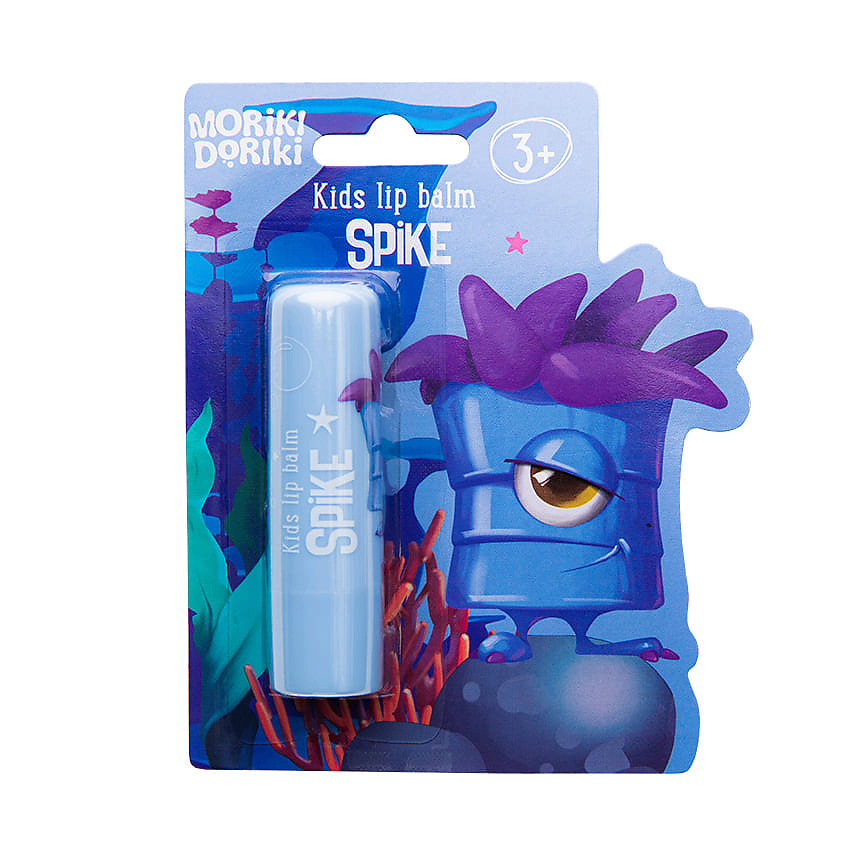 Изображение товара MORIKI DORIKI Детский бальзам для губ Spike с ароматом арбуза, 4,3 гр.