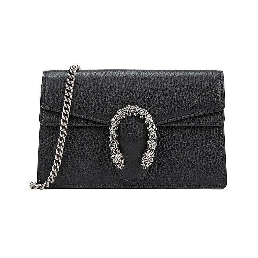 Изображение товара GUCCI Сумка Dionysus Super Mini Leather Chain Shoulder Bag черная