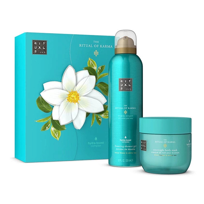 Изображение товара Набор средств для ухода за телом Rituals The Ritual of Karma Гель для душа и маска 200 мл + 125 мл