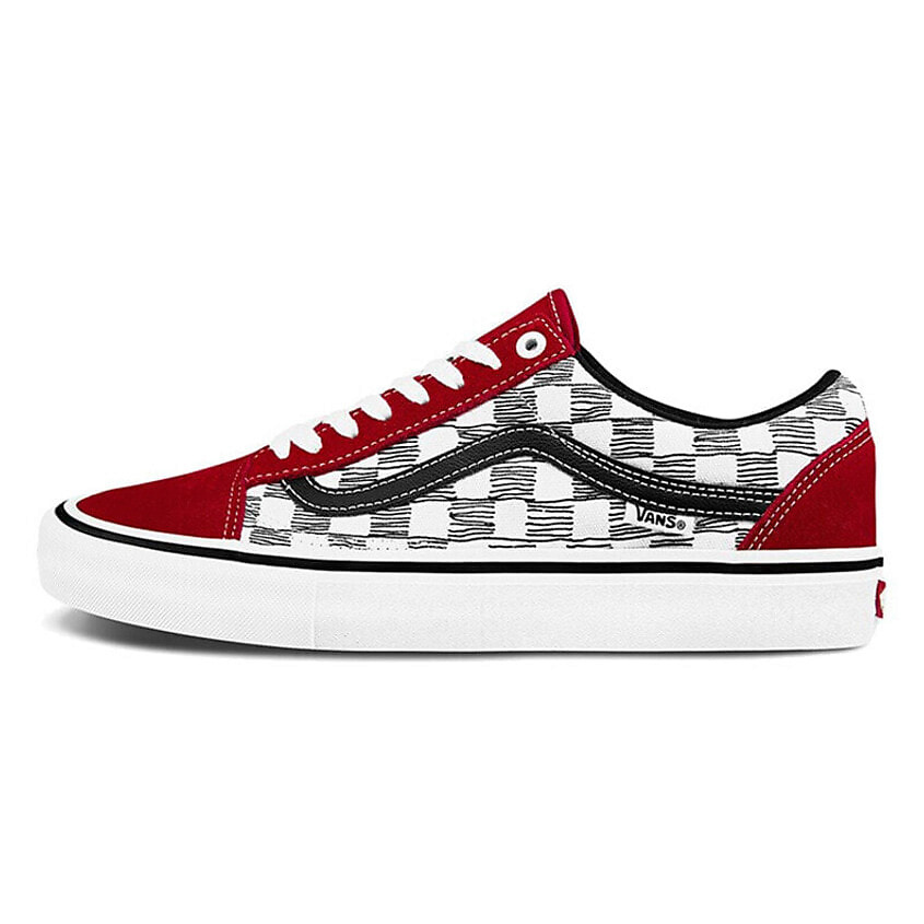 Изображение товара Vans Old Skool Red Black White кроссовки мужские