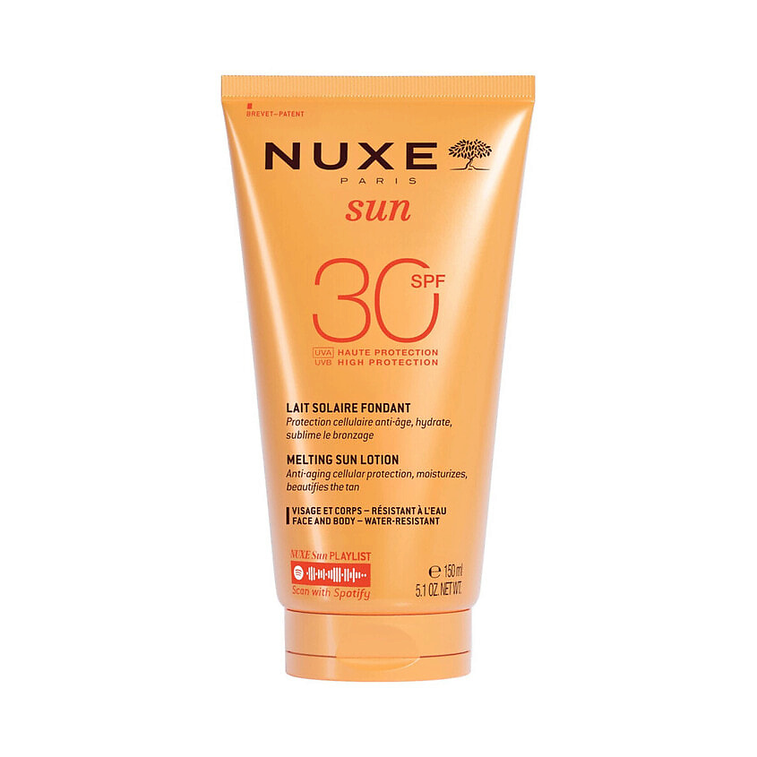 Изображение товара NUXE Солнцезащитный лосьон для лица и тела Sun Melting Lotion SPF30, 150 мл