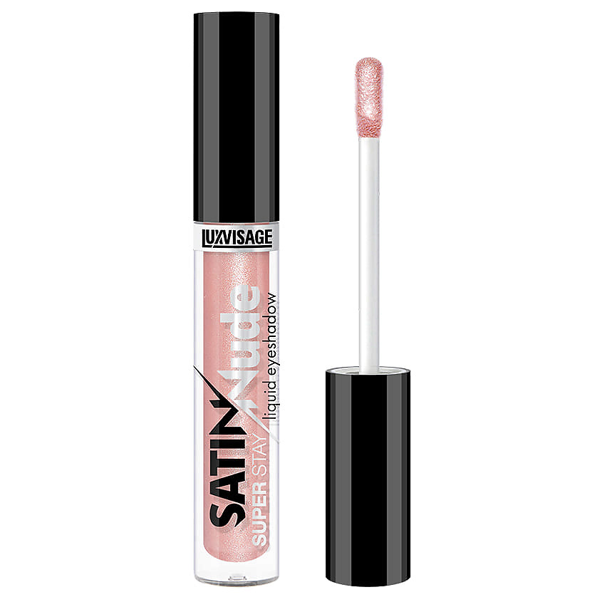 Изображение товара LUXVISAGE Жидкие тени для век Satin Nude Super Stay Liquid Eyeshadow, № 203 Powder Rose, 3,5 г
