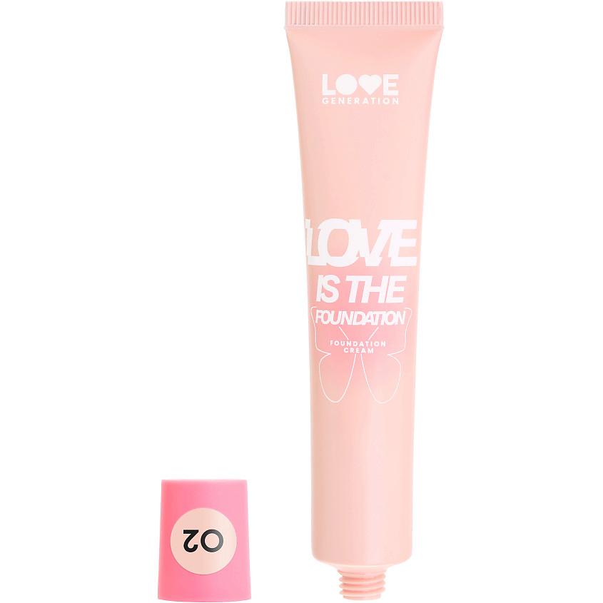 Изображение товара LOVE GENERATION Тональный крем Love is the Foundation, 02 soft beige - светлый бежевый, 30 мл