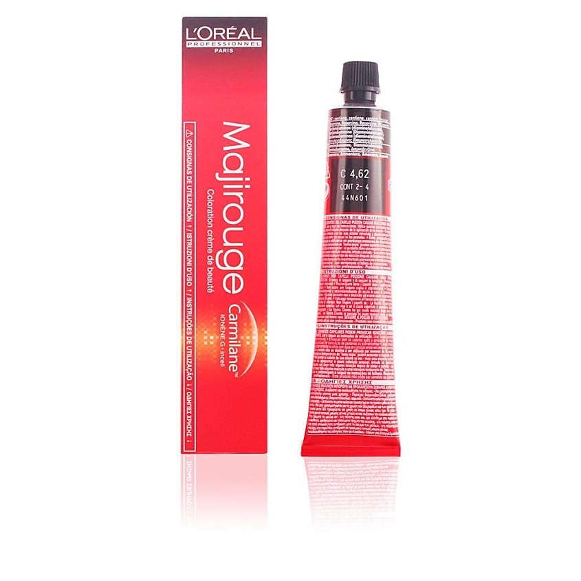 Изображение товара L'OREAL PROFESSIONNEL Стойкая краска для волос Majirouge, C4.62 Red Iridescent Brown