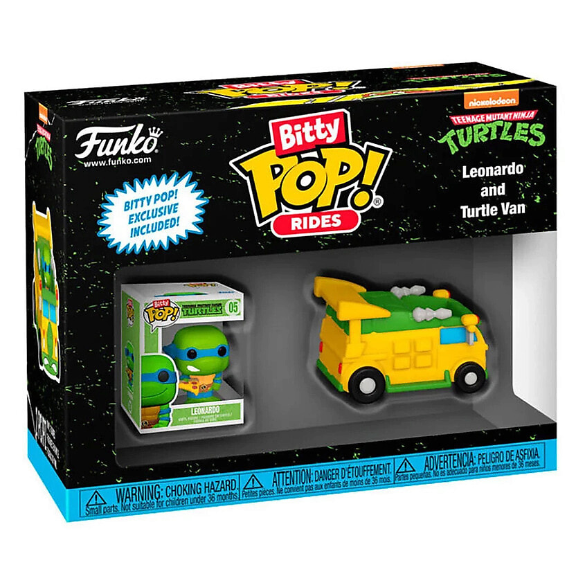 Изображение товара Фигурка FUNKO Ninja Turtles Ride Leonardo with Turtle Van коллекционная игрушка