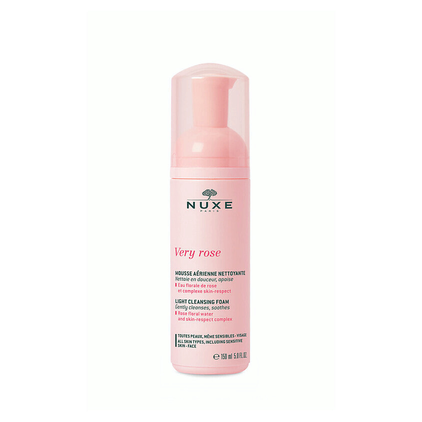 Изображение товара NUXE Пенка для умывания Very Rose Light Cleansing Foam, 150 мл