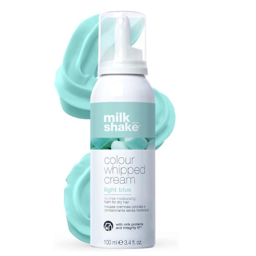 Изображение товара Кондиционирующая пена-сливки для волос Milk Shake Colour Whipped Cream Light Blue