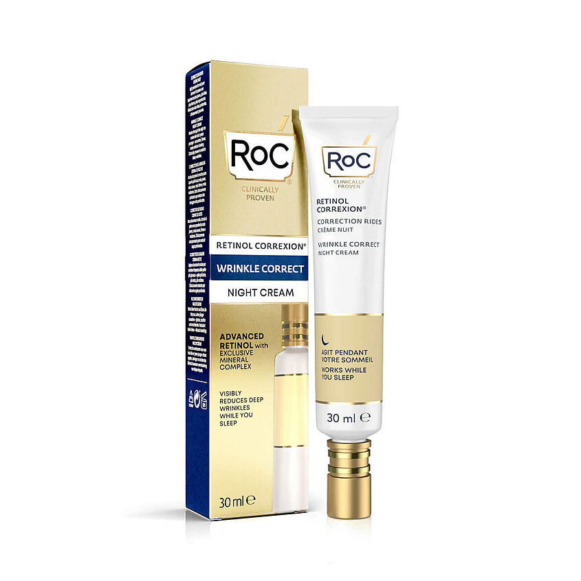 Изображение товара ROC Ночной крем от морщин Retinol Correxion Wrinkle Correct Night Cream, 30 мл
