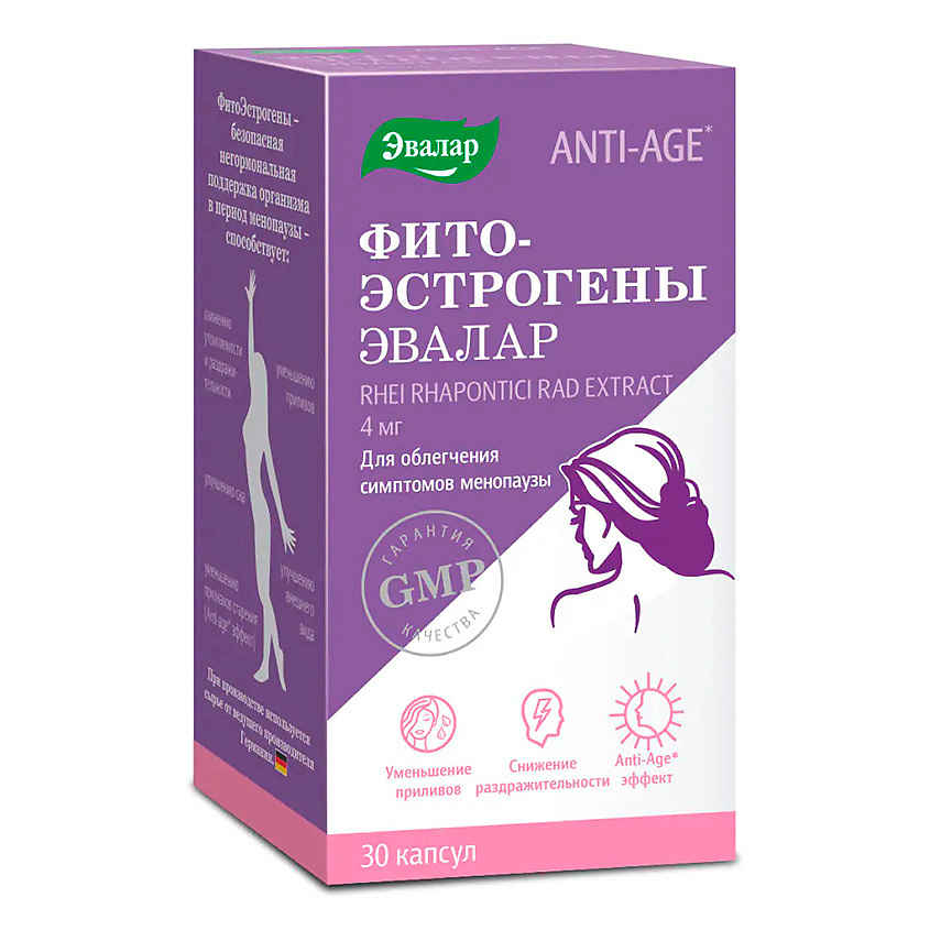 Изображение товара ЭВАЛАР ФитоЭстрогены, 30 капсул