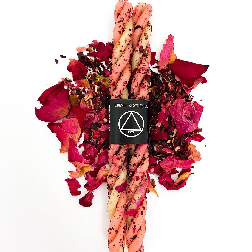Изображение товара EZO Свечи восковые скрутка с травами "Влечение", 2 шт., 2 шт.