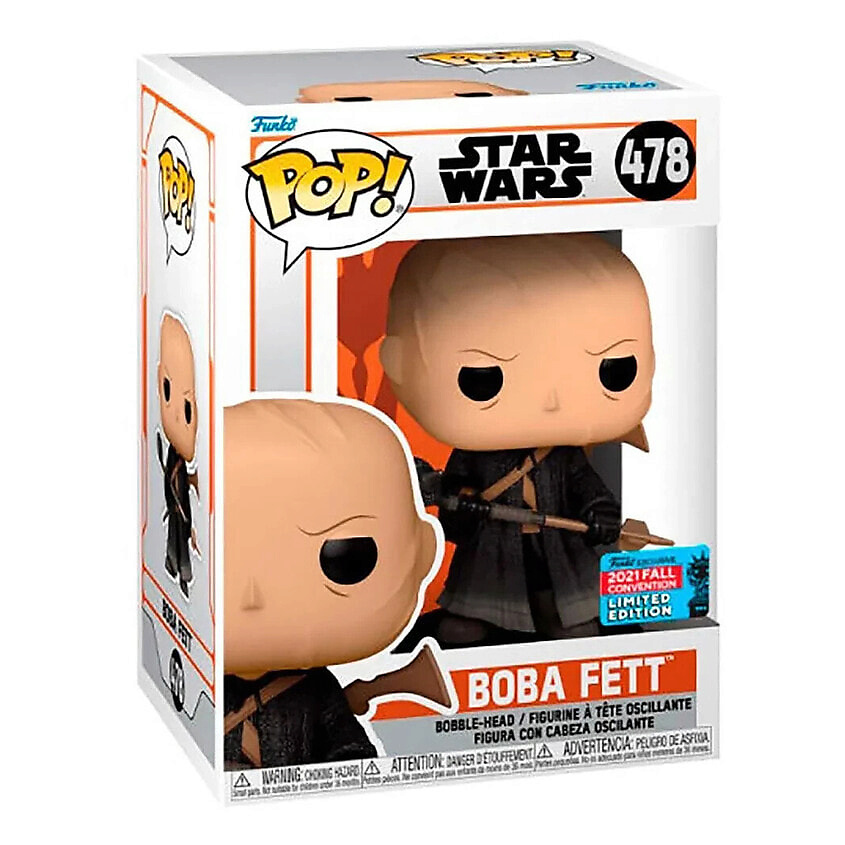 Изображение товара Фигурка FUNKO Star Wars Boba Fett No Armor Exclusive коллекционная игрушка