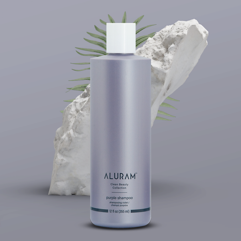 Изображение товара ALURAM PURPLE SHAMPOO нейтрализующий желтизну 355 мл для блондированных и седых волос