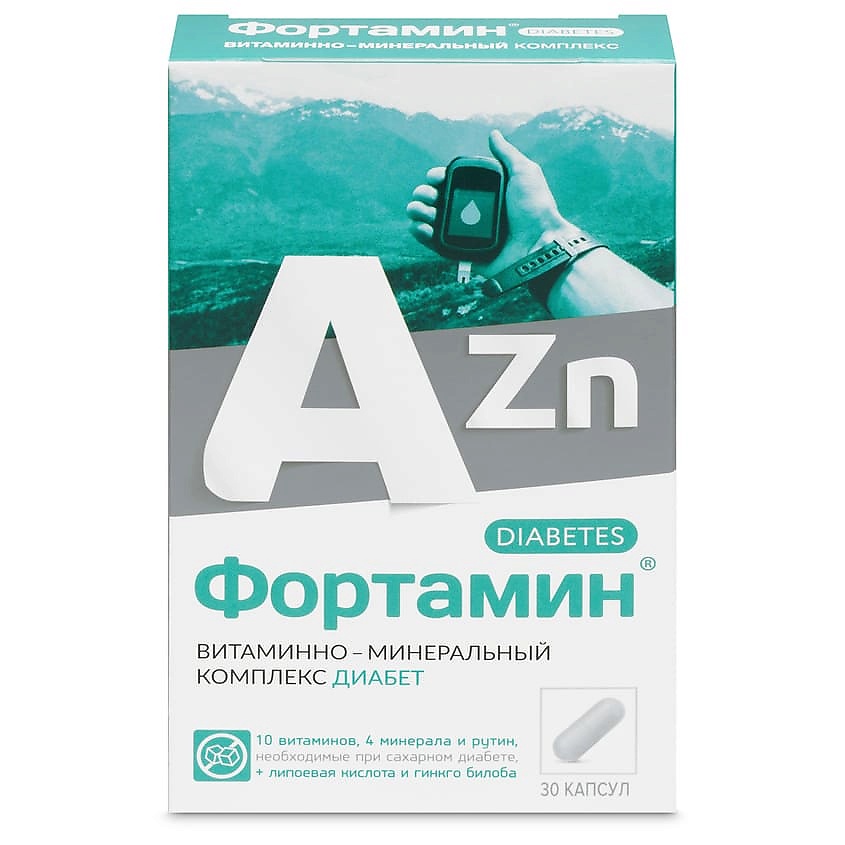 Изображение товара ФОРТАМИН диабет, 30 шт.