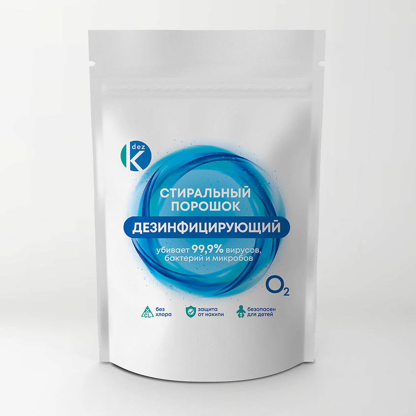 Изображение товара K-DEZ Дезинфицирующий стиральный порошок, 1 шт.