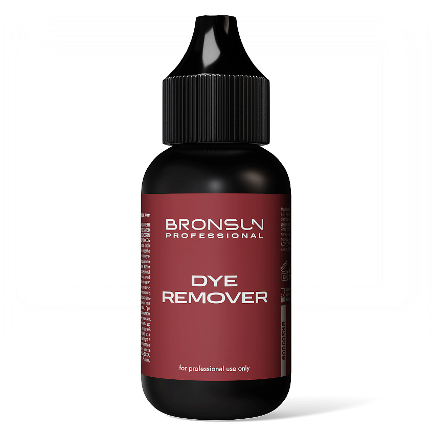 Изображение товара BRONSUN Ремувер для краски с кожи 30 мл профессиональное средство для бровей