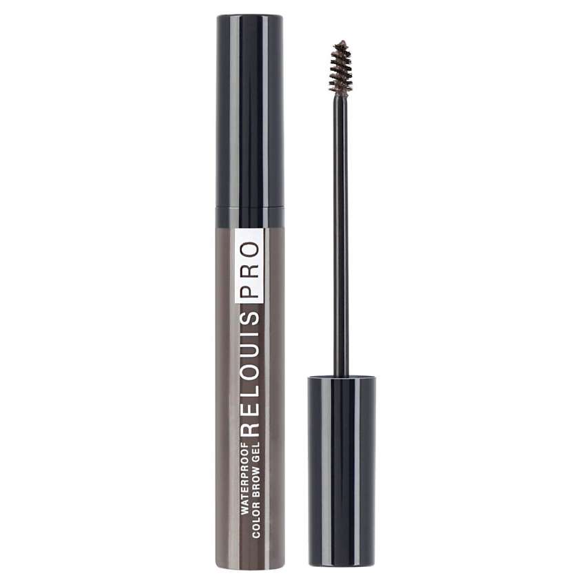 Изображение товара RELOUIS Гель для бровей водостойкий оттеночный Waterproof Color Brow Gel, тон:04 ,:Dark brown