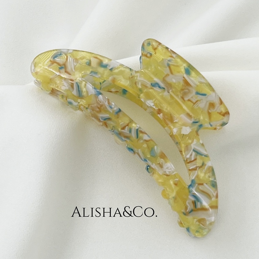 Изображение товара ALISHA&CO. Крабик для волос Confetti, Желтый