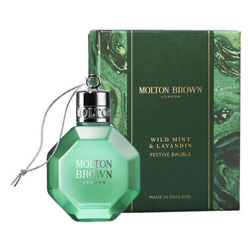 Изображение товара MOLTON BROWN Парфюмированный гель для душа Wild Mint & Lavandin Festive Bauble, 75 мл
