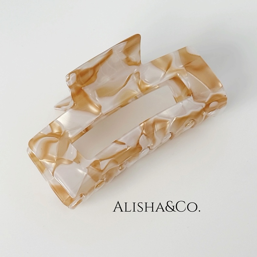 Изображение товара ALISHA&CO. Крабик для волос большой Universe, Желтый