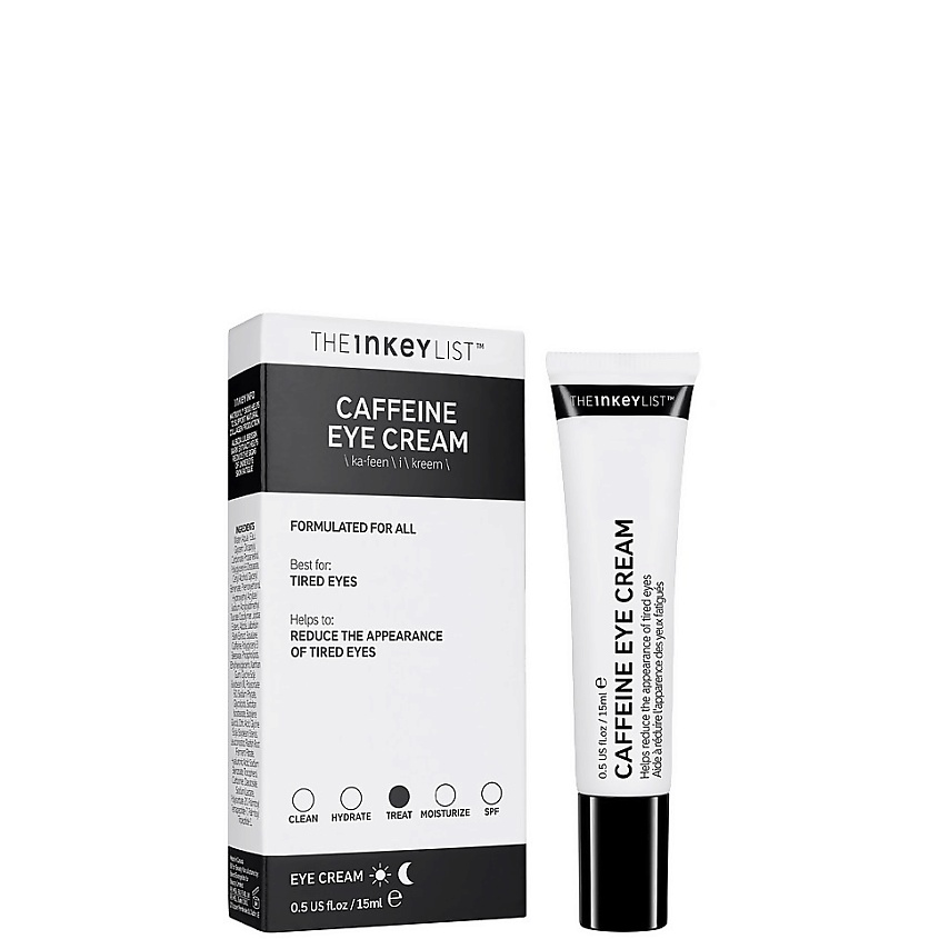 Изображение товара THE INKEY LIST Крем для век Caffeine Eye Cream против отеков и темных кругов, 15 мл