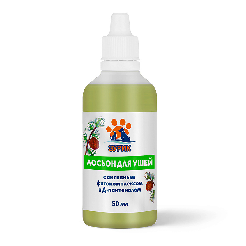 Изображение товара ZOORIK Лосьон для ушей с активным фитокоплексом и Д-пантенолом, 50 мл