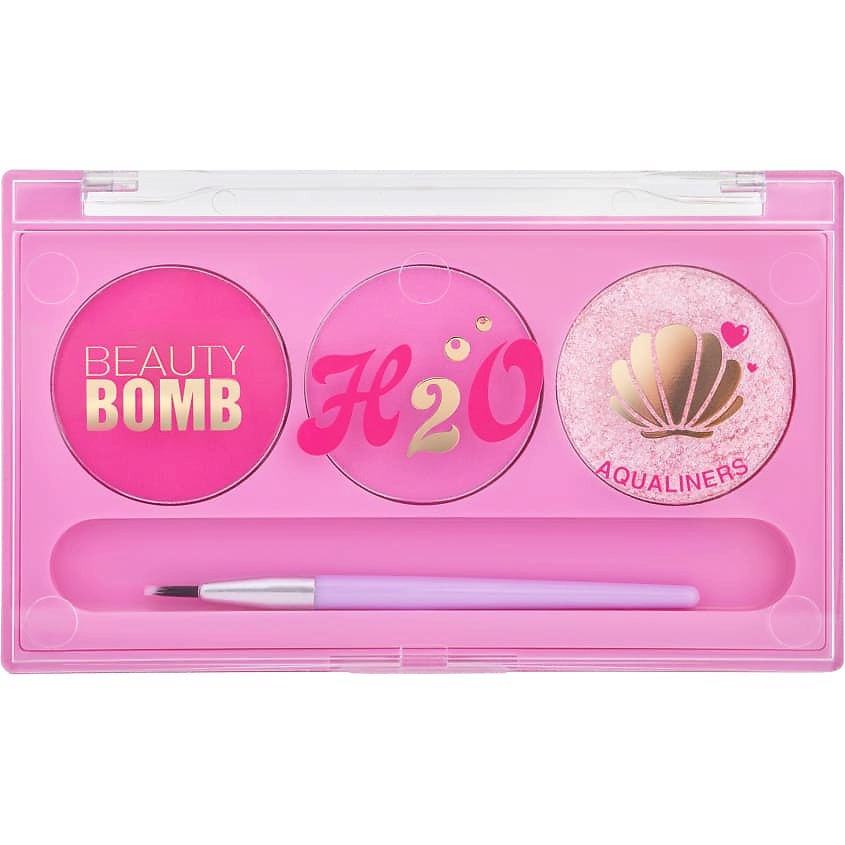 Изображение товара Палетка аквалайнеров H2O для макияжа глаз 3 оттенка 5 г BEAUTY BOMB