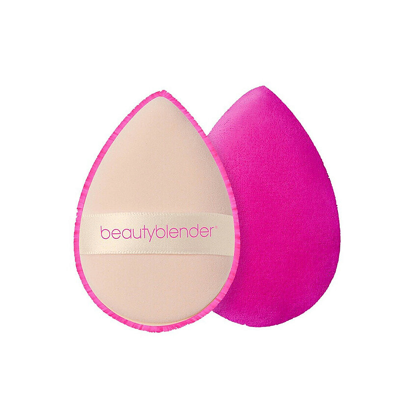 Изображение товара Пуховка для пудры BEAUTYBLENDER Power Pocket Puff розового цвета для профессионального макияжа
