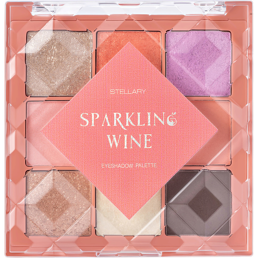 Изображение товара STELLARY Палетка теней для век Eyeshadow palette Sparkling wine collection, № 01, 10,8 г