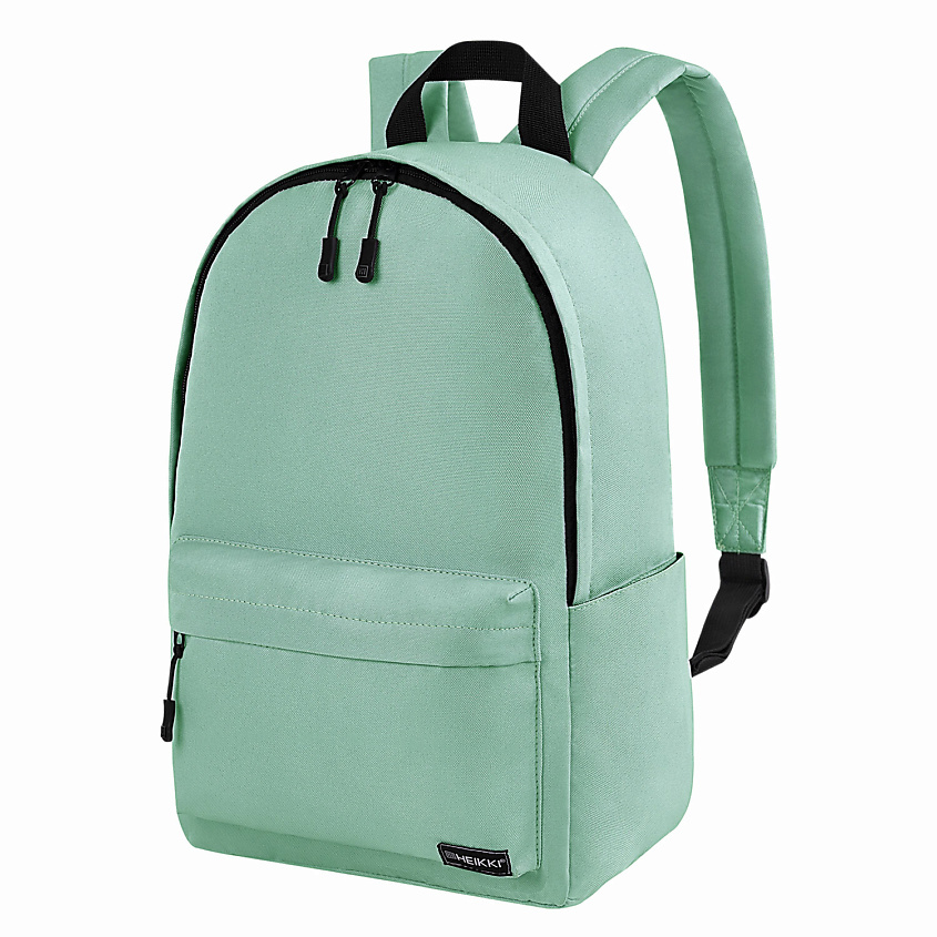 Изображение товара Универсальный рюкзак HEIKKI POSITIVE с карманами водоотталкивающий зеленый 42 см