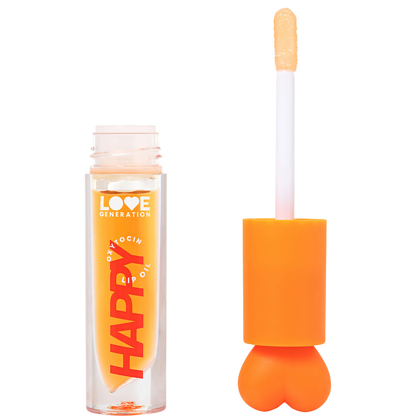 Изображение товара LOVE GENERATION Масло для губ Be happy, 03 прозрачно-оранжевый, 2,3 мл